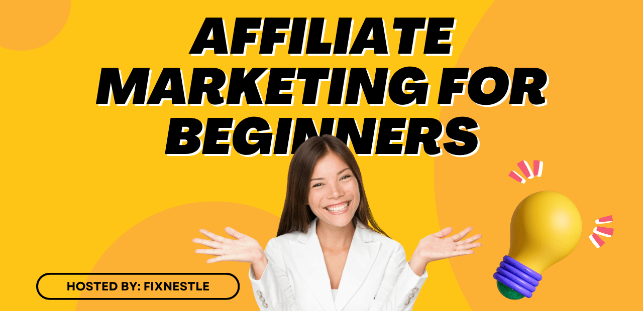 Colorful and Modern Affiliate Marketing Youtube Thumbnail